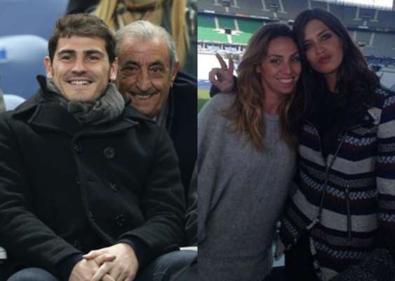 Sara Carbonero e Iker Casillas han coincidido en París, aunque el portero siguió el partido de España desde la grada y la periodista estuvo trabajando en la retransmisión que realizó Telecinco del partido ante Francia.