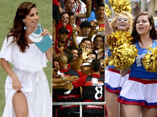 O Ba-Vi de reinauguração da Arena Fonte Nova era aguardado há tempos pelo público baiano. Demorou, mas enfim chegou o grande dia neste último domingo, que será lembrado para sempre por torcedores de ambos os times. Muita festa nas arquibancadas, show das musas Ivete Sangalo e Claudia Leitte e muitos gols marcaram a goleada do Vitória sobre o rival Bahia, por 5 a 1, em duelo válido pelo Campeonato Baiano. Confira 100 fotos do clássico que parou a Bahia: