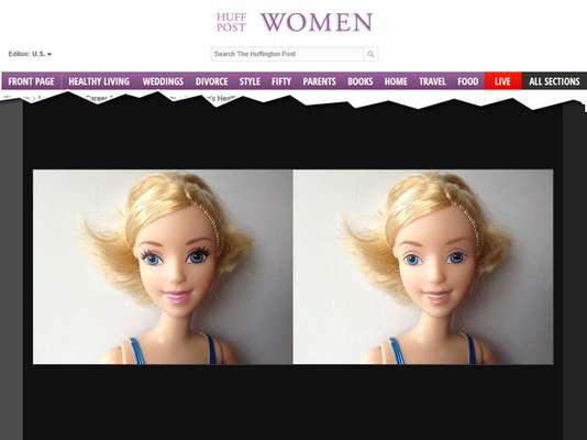 Nickolay Lamm e Nikolett Mérész criaram versões da boneca Barbie e Bratz sem maquiagem