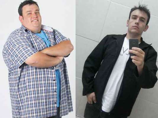 Após reeducação alimentar e exercícios físicos, Naury Weber perdeu 75 quilos em dez meses