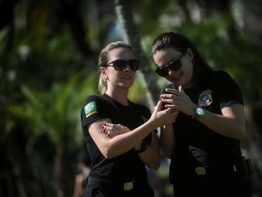 Público tem comparecido em bom número às disputas dos X Games, disputados em Foz do Iguaçu em 2013; veja fotos dos bastidores da competição:
