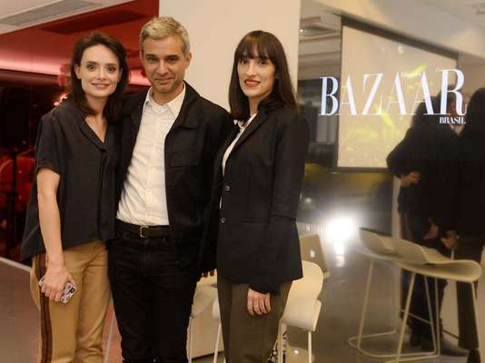Maria Prata, diretora de redação da Harper's Brasil, recebeu convidados no Citroën Experience Centre, em São Paulo, para apresentar tendências de moda para 2014; Sylvain Justum, editor de moda, e Vânia Goy, editora de beleza, também participaram do encontro