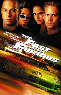 The Fast and the Furious o Rápido y furioso (2001) en Los Ángeles. Dom Toretto (Vin Diesel) es un exconvicto líder de un equipo criminal de corredores envueltos en el circuito de carreras callejeras. Para detenerlo, la policía infiltra al agente Brian OConner (Paul Walker) en su grupo. Lo que inició como una visión, sin embargo, se convirtió en su inserción en este mundo.