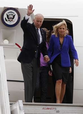 26 de maio - O vice-presidente dos Estados Unidos, Joe Biden, desembarcou no domingo na Colômbia, primeira parada de sua quarta viagem pela América Latina