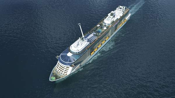 Foi marcada para 23 de novembro de 2014 a viagem inaugural do Quantum of the Seas