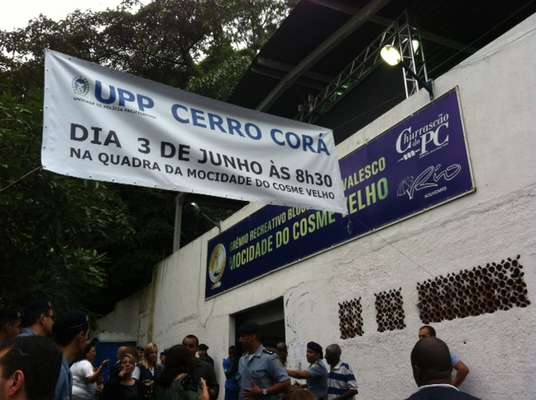 Governo do Rio inaugurou nesta segunda-feira a Unidade de Policia Pacificadora (UPP) do Cerro Corá, na zona sul, aos pés do Cristo Redentor