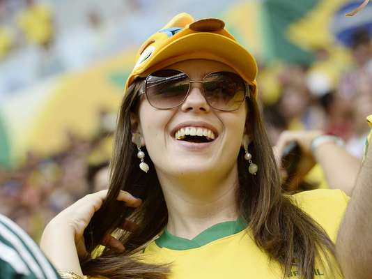 Maracanã, 15/06: Brasil 3 x 0 Japão