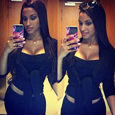 A modelo belga Fanny Neguesha vem se destacando no meio da torcida italiana. A morena é namorada do atacante italiano Balotelli