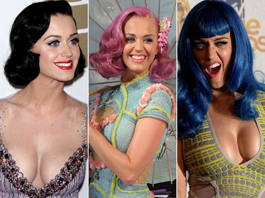 Inspirada no estilo da personagem Lolita, do filme homônimo de Stanley Kubrick, Katy Perry abusa nas cores, texturas e acessórios. Suas apresentações também mexem com o universo lúdico dos fãs, com shows cheios de figurinos e performances teatrais. Navegue pela galeria e confira alguns visuais da estrela pop