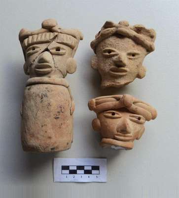 Fósseis antigos, chifres de veado, restos de tartaruga e peixes, além de sepulturas pré-hispânicas e até uma pirâmide foram encontrados por arqueólogos no México