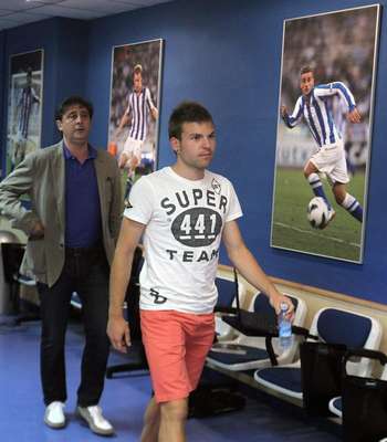 Illarramendi se despidió de la Real en una emotiva rueda de prensa.