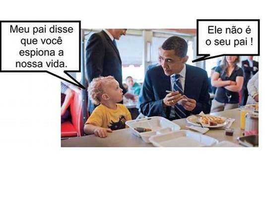 A denúncia de que o governo dos EUA, através da NSA, espionava as comunicações eletrônicas de usuários do Google, Apple, Microsoft em vários países do mundo repercutiu também de forma bem-humorada na web