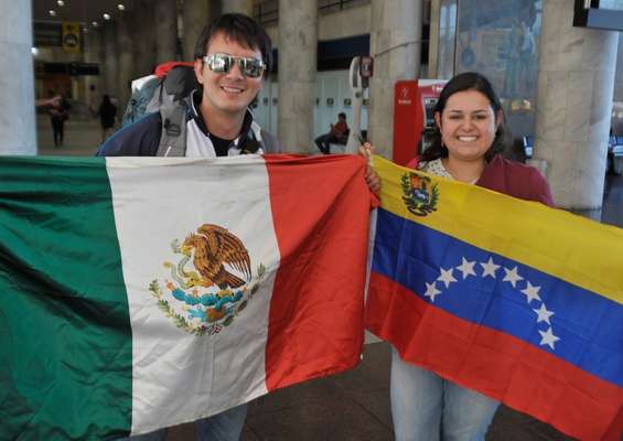 Milhares de voluntários começaram a chegar ao Rio para participar da Jornada Mundial da Juventude (JMJ), entre os dias 23 e 28 deste mês