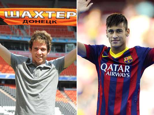 É verdade que com 15 anos de diferença e, evidentemente, realidades muito distintas. Mas o fato é que Bernard, anunciado pelo Shakhtar Donetsk-UCR nesta quinta-feira, superou Denílson, até então a quarta maior transferência do futebol brasileiro. O agora ex-atleticano foi negociado por R$ 77 milhões, valor muito próximo ao que o Internacional arrecadou com Oscar na venda para o Chelsea. O topo do ranking é de Neymar, que custou R$ 157 milhões ao Barcelona. A seguir, veja a lista completa