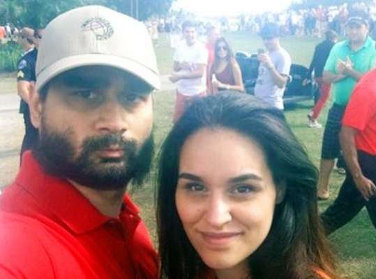 Derek Medina com a mulher em foto do Facebook do ator. O ator matou a esposa nesta quinta-feira em Miami e revelou o crime no Facebook, onde postou fotos do corpo da mulher ensanguentado