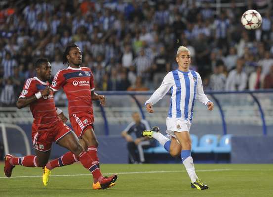 Griezmann falló esta oportunidad en el primer tiempo.