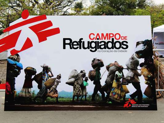 Exposição da Médicos Sem Fronteiras reproduz em São Paulo parte da realidade dos campos de refugiados do mundo; uma das situações mais críticas é a da guerra síria, que já desalojou quase 2 milhões de pessoas