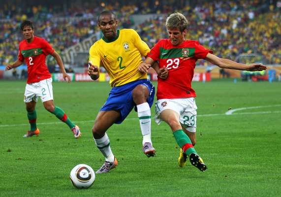 Portugal y Brasil empataron 0-0 en su último duelo, que fue en la fase de grupos de Sudáfrica 2010.
