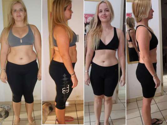 "Eliminei 3 kg em 10 dias, mas no espelho e nas roupas a sensação era de ter perdido mais: fiquei superestimulada. Três meses e meio depois, eram 16 kg a menos e muita disposição!", conta Carolina