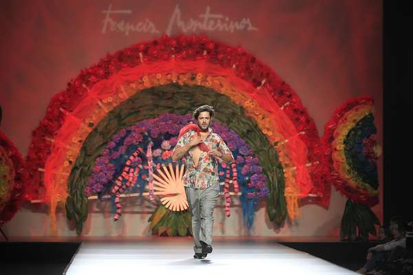 Propuestas para la primavera-verano de 2014 de Francis Montesinos en la MBFW Madrid.