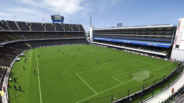 Mesmo com 20 times brasileiros e um dos mercados mais cativos, o 'Fifa 14' excluiu de sua lista os estádios nacionais. Na foto: La Bombonera, do time argentino Boca Juniors