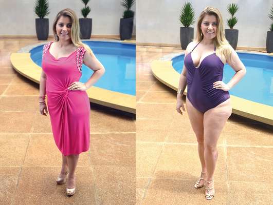 Aline Frade, 30, empresária e modelo plus size