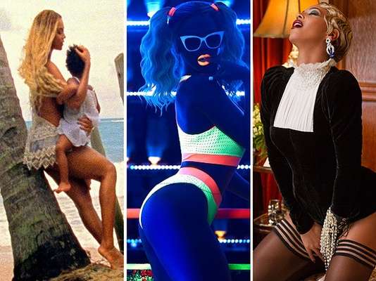Beyoncé lançou um álbum surpresa, com 14 músicas e nada menos que 17 videoclipes. Confira cenas dos vídeos!