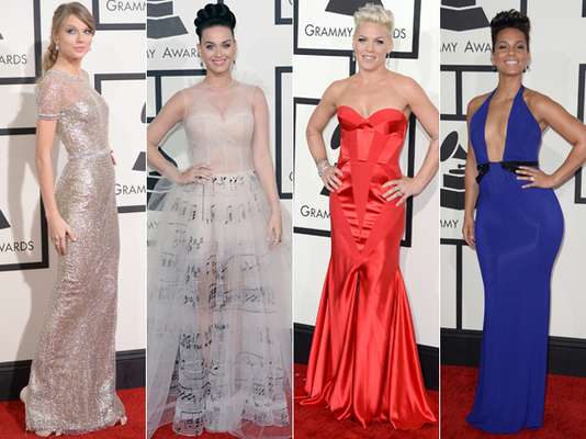 Un espectacular show fue el paso de las estrellas por la alfombra roja de Grammy Awards 2014, donde las celebridades se robaron todas las miradas con su exquisito glamour, su derroche de lujos y los millones en joyas que lucieron.