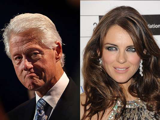 Los escándalos sexuales han salpicado a políticos tanto en Estados Unidos como en el mundo. El jueves, Bill Clinton nuevamente se vio envuelto en habladurías, luego que fuera señalado de mantener un amorío con la actriz y top model británica, Elizabeth Hurley. Sin embargo, pocas horas después la modelo negó que esto hubiera sucedido. Y dijo que dejaría todo en mano de sus abogados. Medios estadounidenses dijeron que el ex novio de Hurley, el también actor Tom Sizemore, fue quien reveló la supuesta relación, incluso señaló que la primera vez que tuvieron relaciones sexuales, lo hicieron en la Casa Blanca mientras Hillary Clinton dormía en otra habitación.