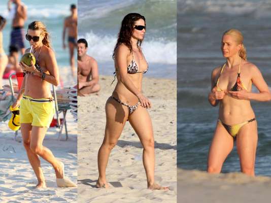 Com tudo em cima depois dos 40, famosas como Christine Fernandes, Rita Guedes e Letícia Spiller mostraram nas praias que ainda não sofreram com os efeitos do tempo