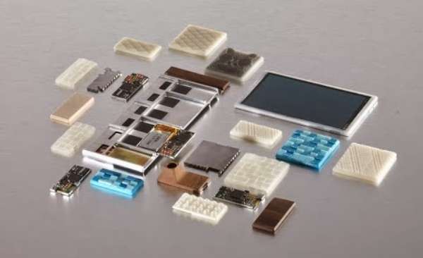 Imagem do protótipo de celular modular