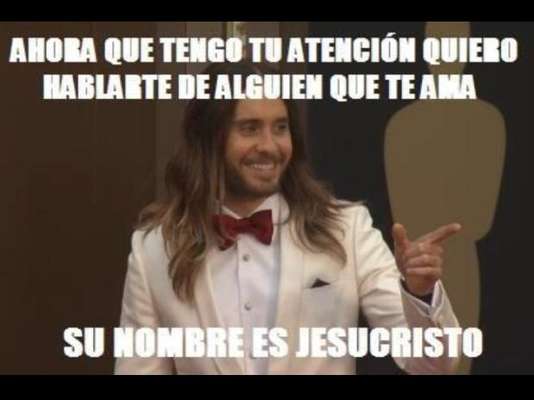 La gala de los Oscar de este año han sido como gasolina para la imaginación de los cibernautas, que no han tardado en elaborar los más divertidos memes. Leonardo DiCaprio, Jared Leto y la selfie de Ellen DeGeneres fueron algunas de las víctimas.