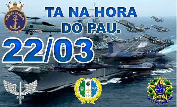 Montagem bélica compartilhada no Facebook sugere intervenção militar no Brasil