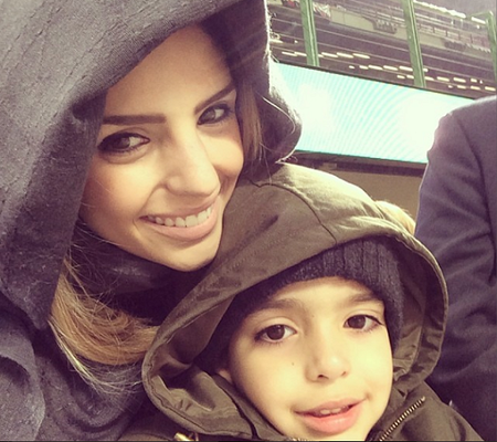 Carol Celico e o filho Luca: "gosto de ser realista e explicar para ele quantas crianças no mundo não têm nada para comer nem beber."