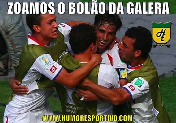 A vitória por 1 a 0 da Costa Rica sobre a Itália rendeu piadas na internet. Torcedores brincaram com a surpreendente campanha dos costarriquenhos e tiraram muito sarro dos tetracampeões do mundo, em especial Balotelli; veja memes