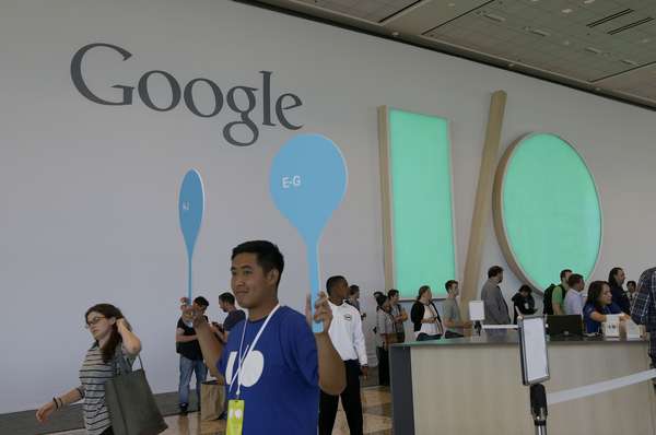 Google I/O, evento para desenvolvedores do Google, começou em 25/06 no Moscone Center, em São Francisco (EUA)