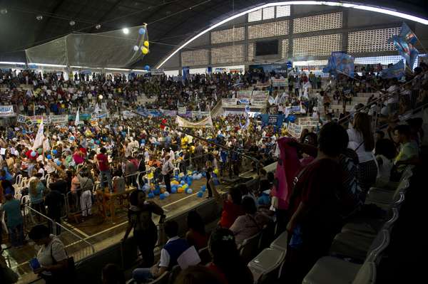 PRB confirmou o nome de Crivella em convenção neste domingo