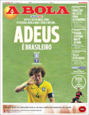 A Bola (Portugal)"Adeus é brasileiro"