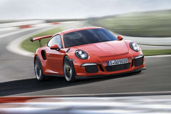 El Porsche 911 GT3 RS 2016.