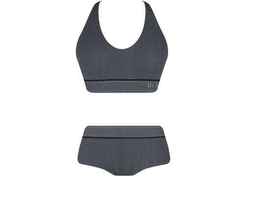 Lupo Top Jeans e Caleçon Jeans sem costura. Da Lupo. Por R$ 46,20 (top) e R$ 35,60 (caleçon). SAC: 0800-707-8220