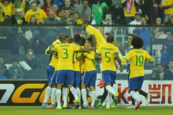 Brasil saiu na frente logo no início do confornto