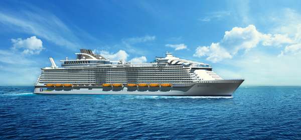 Harmony of the Seas - Navio da Royal Caribbean International com lançamento previsto para abril de 2016, o Harmony of the Seas se unirá à classe dos maiores cruzeiros do mundo, ao lado de seus irmãos Oasis e Allure of the Seas. Com 227 mil toneladas e capacidade para 5.479 hóspedes, o Harmony contará com atrações consagradas como o simulador de surfe FlowRider e o Aqua Theater, o Central Park, com plantas e flores verdadeiras a bordo, além de novidades com restaurantes inéditos