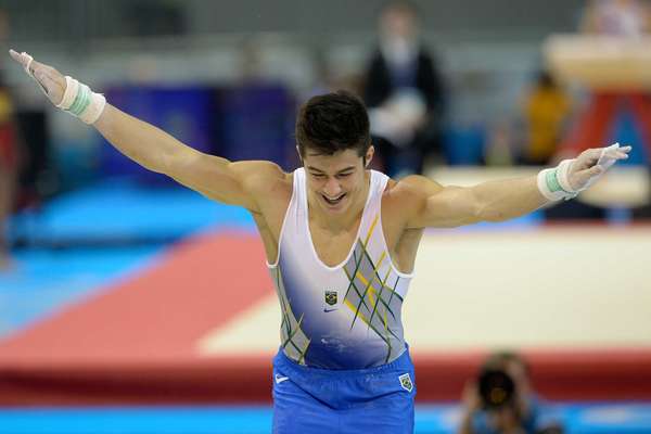 Arthur Zanetti, Arthur Mariano, Caio Souza, Francisco Barreto e Lucas Bitencourt formam equipe brasileira de ginástica artística nos Jogos Pan-Americanos de Toronto, no Canadá