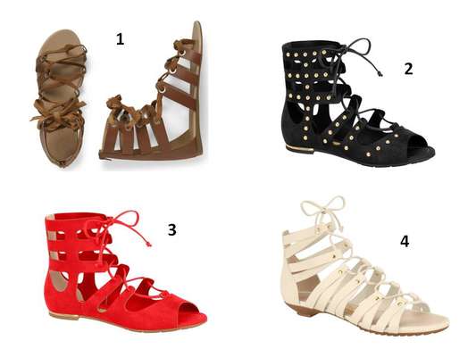 1. Marca: Youcom. Preço: R$ 159,90. Informações: (11) 3587-6797; 2. Marca: Moleca. Preço: R$ 124,90. Informações: (51) 3584-2200; 3. Marca: Moleca. Preço: R$ 99,90. Informações: (51) 3584-2200; 4. Marca: Moleca. Preço: R$ 119,90. Informações: (51) 3584-2200.