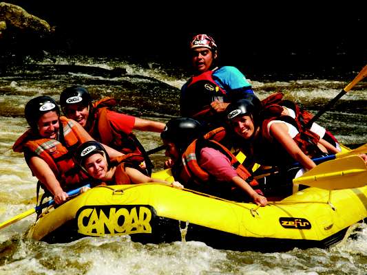 Esportes radicais, como rafting, também entram na lista de presentes