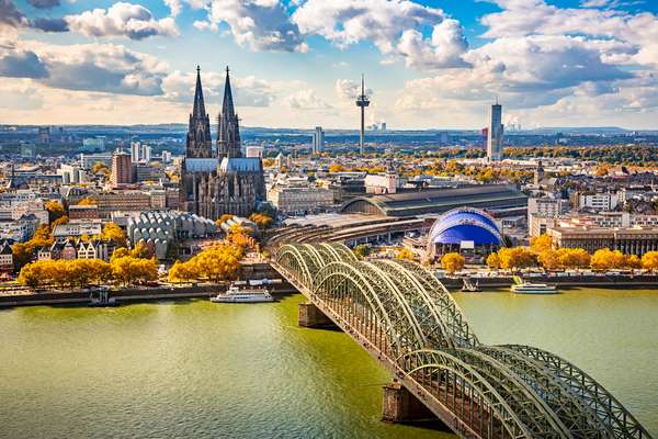 Cidades como Colônia, na Alemanha, são destaques de roteiro fluvial na Europa Central