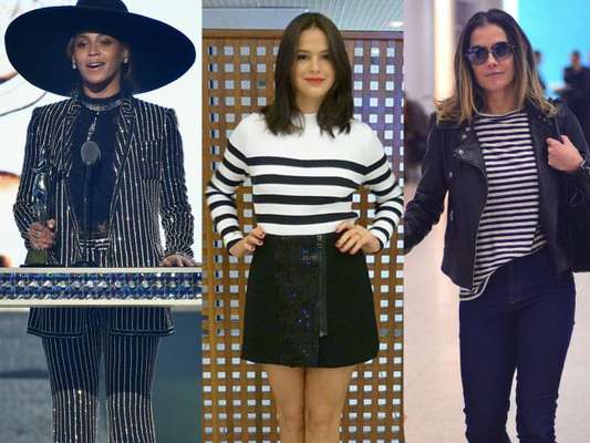 Famosas como Beyoncé, Bruna Marquezine e Deborah Secco aderiram aos looks listrados. Confira a galeria com modelitos para se inspirar!