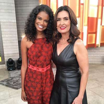 A protagonista da nova Malhação, Aline Dias, foi uma das convidadas do programa Encontro com Fátima Bernardes neste mês de setembro