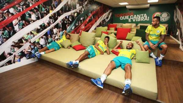 GALERIA: Veja as novas estruturas para o elenco do Palmeiras e como foi a visita do grupo nesta sexta-feira