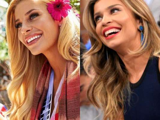 A Miss Dinamarca impressionou os fãs de Grazi Massafera pela sua semelhança com a atriz